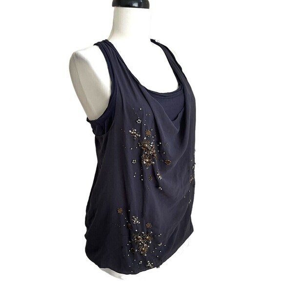 Robbi Nikki Embellished Beaded Tank Top M y2k whimsigoth fairy grunge indie - Picture 4 of 16